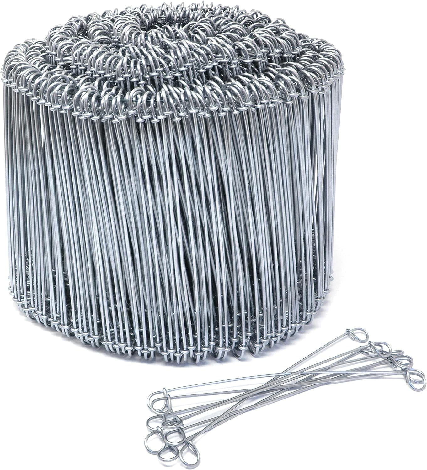 American Wire Tie Rebar Wire Ties 6", 16Gauge DoubleLoop