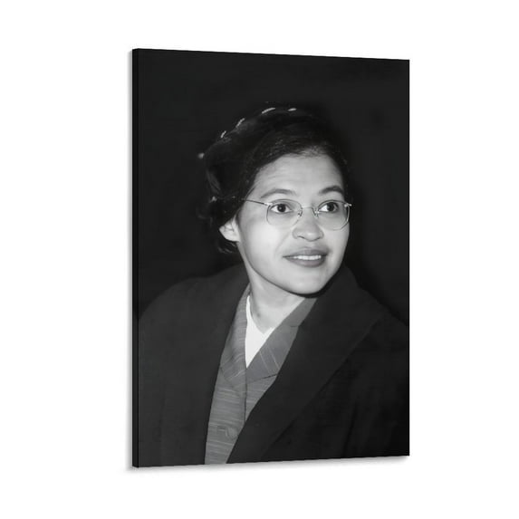 American Women Activists Rosa Parks Retro Poster Rosa Parks Retro Poster Posters Wall Art Painting Canvas Gift Living Room Prints Bedroom Decor Poster Artworks 24x36inch(60x90cm)