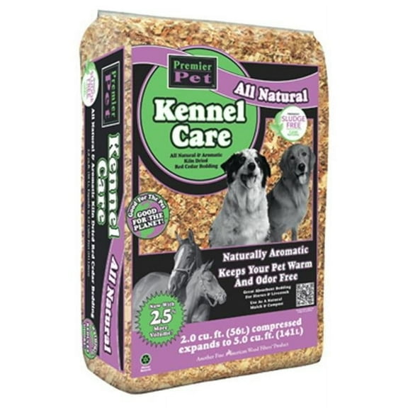 American Wood Fibers 5.0 RED CEDAR BEDDING Kennel Care Eastern Red Cedar Bedding