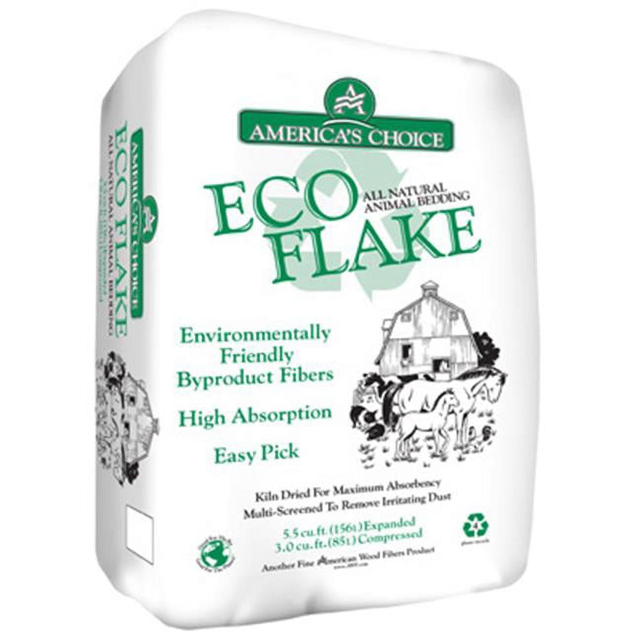 American Wood Fibers 5.5 ECO FLAKE 3.0 Cu. ft. Compressed 5.5 Cu. ft