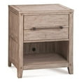thumbnail image 1 of American Woodcrafters Aurora White-washed Wood 1-drawer Nightstand, 1 of 7