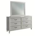thumbnail image 1 of American Woodcrafters Dunescape 68"W Wood Dresser and Mirror in White, 1 of 5