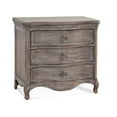 thumbnail image 1 of American Woodcrafters Genoa Antique Gray Wood 3-Drawer Nightstand, 1 of 5