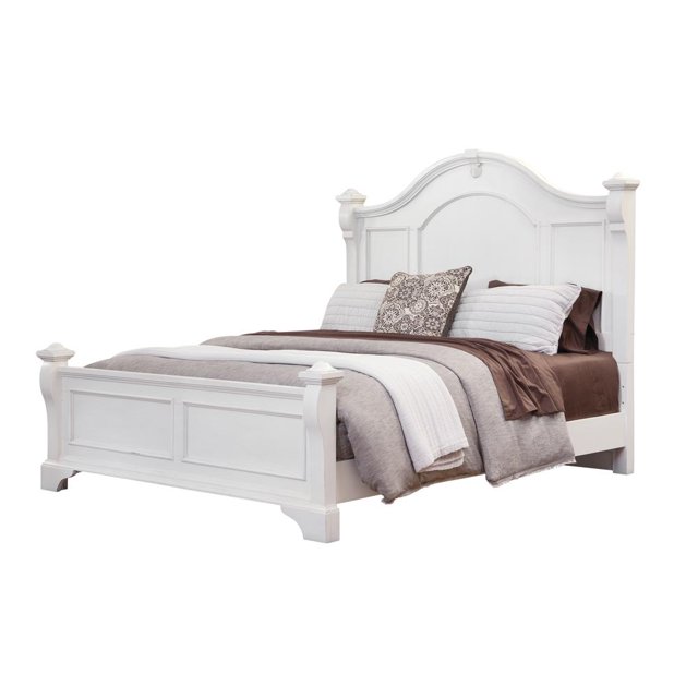 American Woodcrafters Heirloom Antique White King Poster Bed - Walmart.com