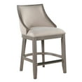 thumbnail image 1 of American Woodcrafters Keller 26" Solid Wood Counter Stool in Driftwood Gray, 1 of 10
