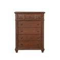 thumbnail image 1 of American Woodcrafters Sedona Cherry Finished Wood 5-drawer Chest, 1 of 4