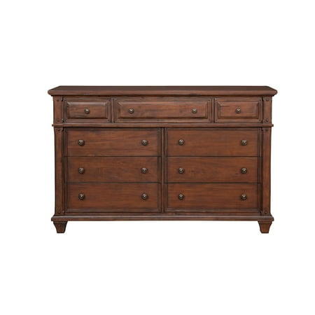 American Woodcrafters Sedona Cherry Finished Wood 9-drawer Dresser