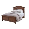 thumbnail image 1 of American Woodcrafters Sedona Cherry Finished Wood Arched Queen Panel Bed, 1 of 6