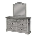 thumbnail image 1 of American Woodcrafters Stonebrook Dresser with Mirror - Light Distressed Antique Gray, 1 of 10