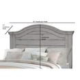 thumbnail image 1 of American Woodcrafters Stonebrook 6/6 Panel Headboard - Light Distressed Antique Gray, 1 of 2