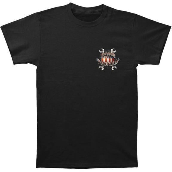 American Worker American Iron Worker T-shirt by , Black