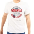 thumbnail image 1 of Patriotic American Workwear Tradition Men's Graphic T Shirt Tees Brisco Brands L, 1 of 6