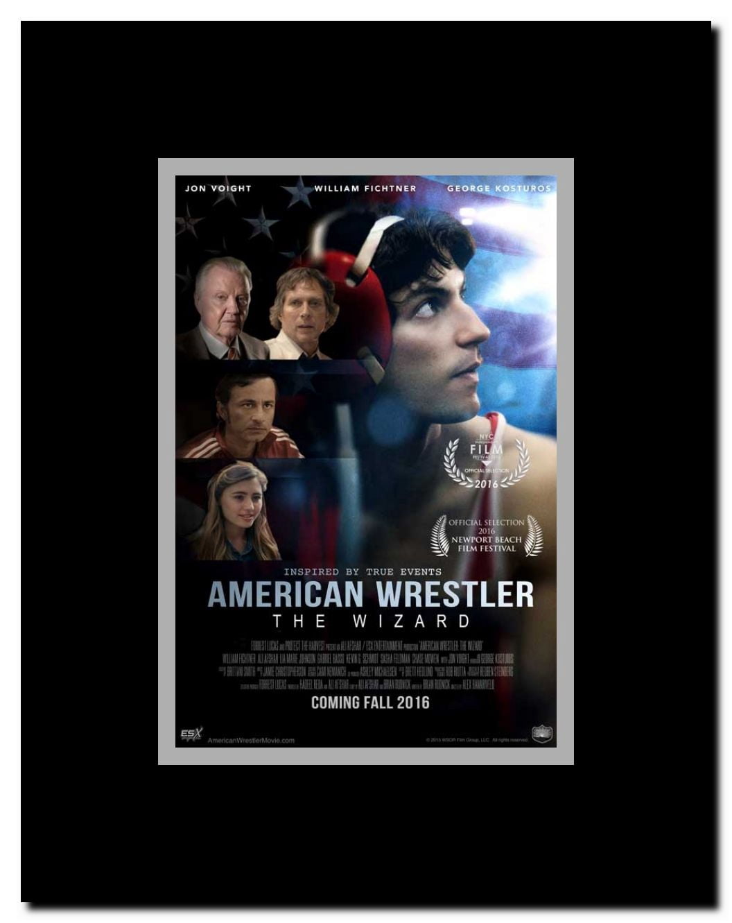 American Wrestler: The Wizard Framed Movie Poster