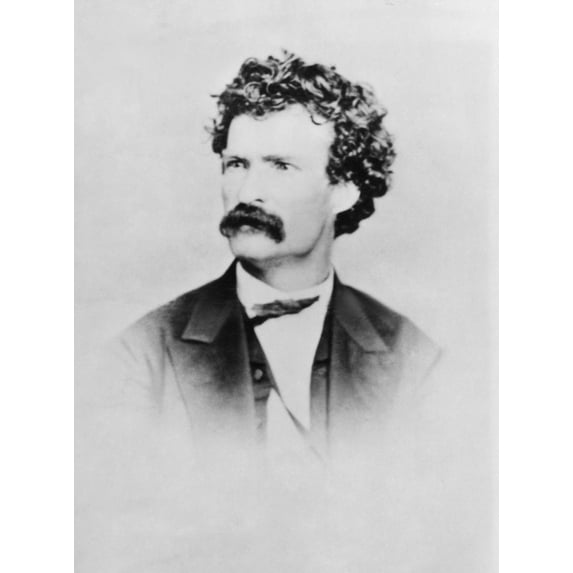 American Writer Mark Twain History (24 x 36)