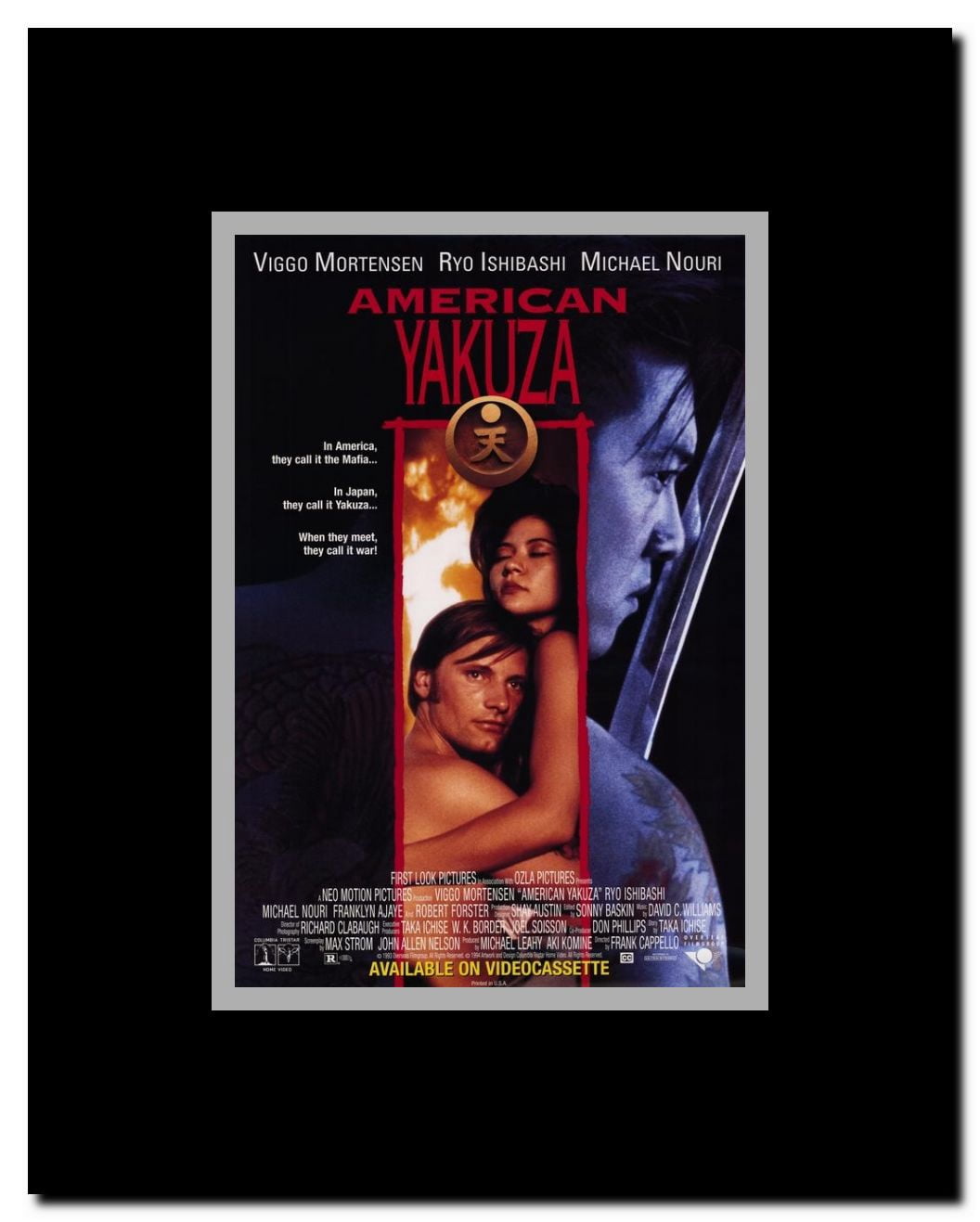 American Yakuza Framed Movie Poster
