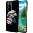 thumbnail image 1 of American-bald-eagle-6 Phone Case, Designed for Samsung Galaxy S21 Ultra Case Soft Silicon for women girls boys wife gift,Shockproof Phone Cover, 1 of 1