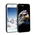 thumbnail image 1 of American-bald-eagle-with-American-flag-2 Phone Case, Designed for iPhone 7 Plus Case Soft Silicon for women girls boys wife gift,Shockproof Phone Cover, 1 of 1