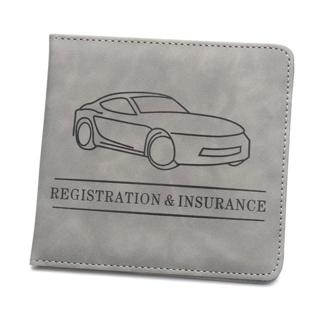 American driving cover car insurance information folder short