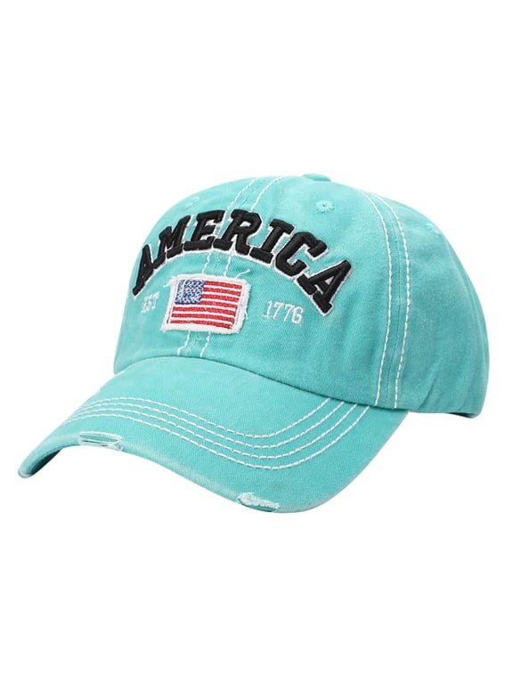 American-flag Baseball-caps Beach Trucker Hat Unisex Classic Baseball Cap Outdoor Hats for Men Cool Hat Cotton Hat Vintage Baseball Cap Ladies Caps,Green,One Size