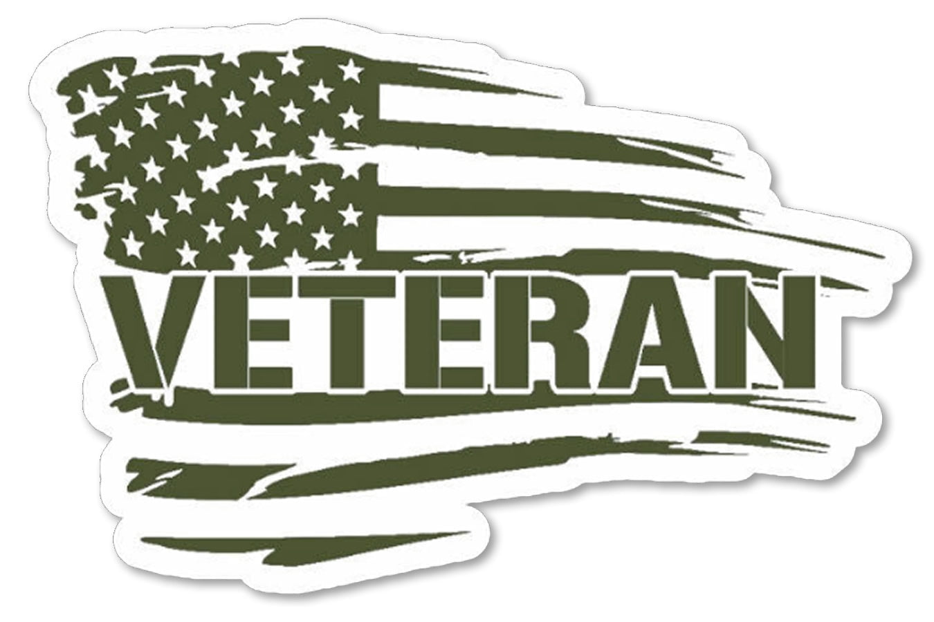 "God Bless Our Snipers" Military Vinyl Decal - White, 2.8"x8", Weatherproof For Car, Truck, Helmet, Laptop