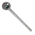 thumbnail image 1 of American flag plant Book Accessories: Vintage Silver Lace-Edged Bookmark - a Must-Have Gift for Readers and Book Lovers, 1 of 5