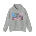 thumbnail image 1 of American flag w/ majestic bald eagle Heavy Blend Hooded Sweatshirt by SickLineDesign, 1 of 11