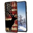 thumbnail image 1 of American-flag-with-deer-4 Phone Case, Designed for Samsung Galaxy S23+ Plus Case Soft Silicon for women girls boys wife gift,Shockproof Phone Cover, 1 of 1