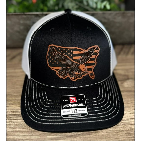 American flag with eagle Richardson hat