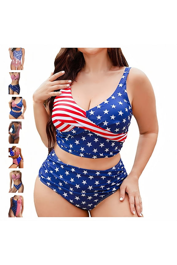 American flag women one piece swimsuit 4th of july back bathing suit swimsuits control tummy tankini slimming