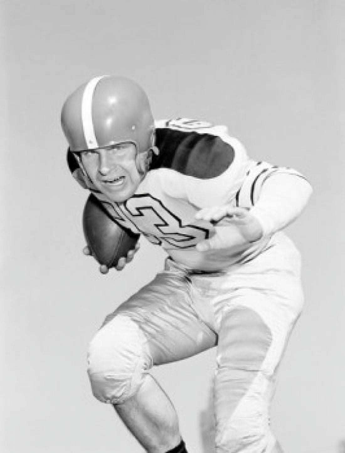 American football player attacking Canvas Art - (18 x 24)