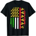 thumbnail image 1 of American mexican flag with sombrero and taco Cinco de Mayo T-Shirt, 1 of 5
