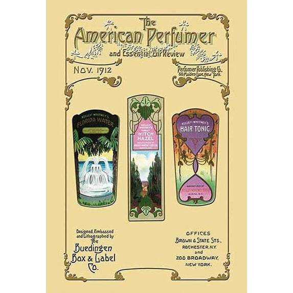 American perfume, fragrance and Essential Oil Review, November 1912 Poster Print by unknown (24 x 36)