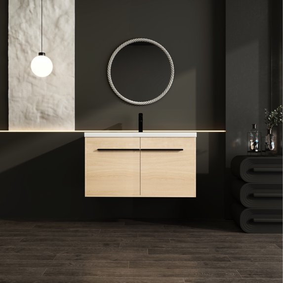 American - style 36 Inch Bathroom Vanity | For Bathroom and Other Home Rooms | Engineered Wood with Good Quality | Easy to Install