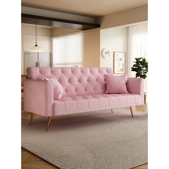 American style, beige velvet | Suits small living areas, multiple adjustable positions | Improves the quality of living and working