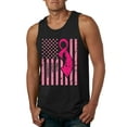 thumbnail image 1 of AmericanFlag Awareness Mens Graphic Tank Top, Black, Small, 1 of 3