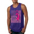 thumbnail image 1 of AmericanFlag Awareness Mens Graphic Tank Top, Purple, 2XL, 1 of 3