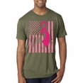 thumbnail image 1 of AmericanFlag Awareness Mens Premium Tri Blend T-Shirt, Military Green, X-Large, 1 of 3