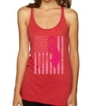 thumbnail image 1 of AmericanFlag Awareness Tri-Blend Racerback Tank Top, Vintage Red, X-Large, 1 of 3