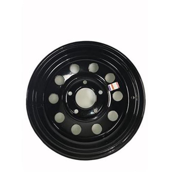 Americana 20438 15 x 5 in. Mod 5H-5.0 Trailer & Wheel, Black