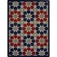 thumbnail image 1 of Joy Carpets Kaleidoscope Americana 7'8" x 10'9" Area Rug in Color Multi, 1 of 2
