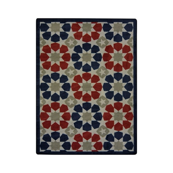 Americana 7'8" x 10'9" Area Rug In Color Multi