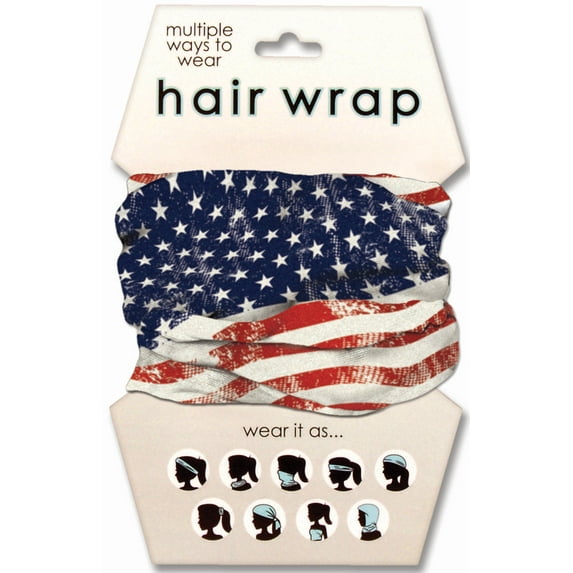 AMERICAN FLAG HAIR WRAP