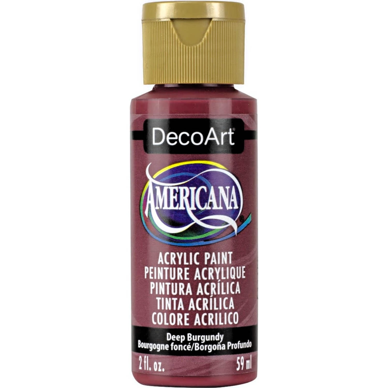 DecoArt Americana Acrylic Paint, 2 oz, Red Color Family, Matte Finish