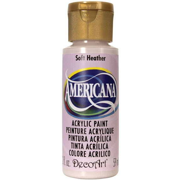 Americana Acrylic Paint 2oz-Soft Heather - Opaque