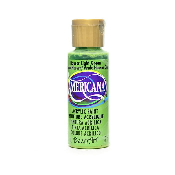 Americana Acrylic Paints Hauser green light, 2 oz. (pack of 8)