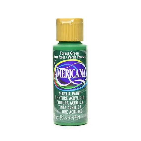 Americana Acrylic Paints forest green, 2 oz. (pack of 8)
