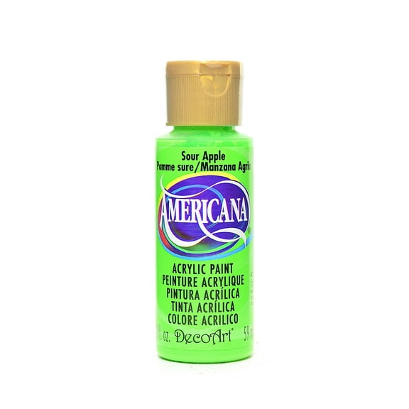 Americana Acrylic Paints sour apple, 2 oz. (pack of 8)