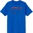 thumbnail image 1 of Americana America The Beautiful Men's Blue Crew Neck Short Sleeve Tee-Large, 1 of 1