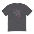 thumbnail image 1 of Americana American Cutie Graphic Dark Heather Men's Cotton T-Shirt, 1 of 1