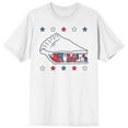 thumbnail image 1 of Americana As American As Apple Pie Men's White T-shirt-Medium, 1 of 4
